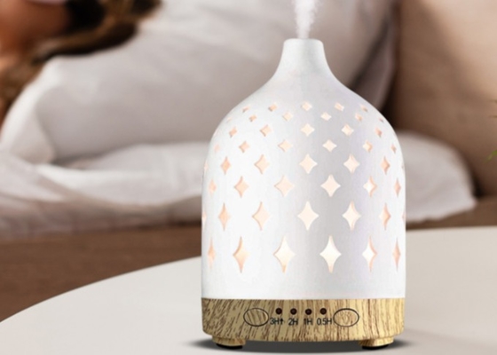 neuer Entwurfs-keramischer Hauptluftreinigerbefeuchter-Duft Diffusor Mini Essential Oil Diffuser des Haushaltsgerät-200ml