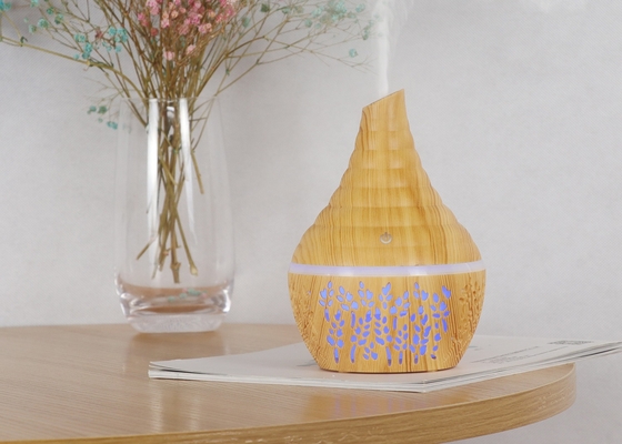 Buntes Nachtlicht-portierbarer Vase formen Ultraschallluft-Befeuchter